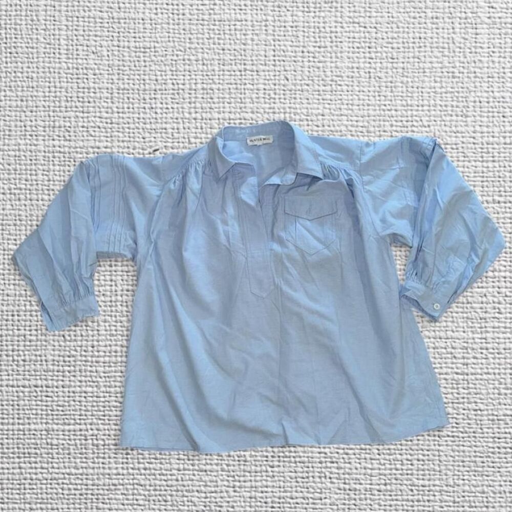 HUNTER BELL  Women's Blue Blouse